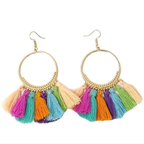 3/$20 SALE Beautiful Drop Dangle Rope Fringe - Picture 4 of 6